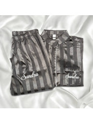 pyjama noir personnalisé