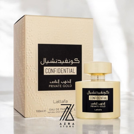 Parfum Confidential Private Gold de Lattafa